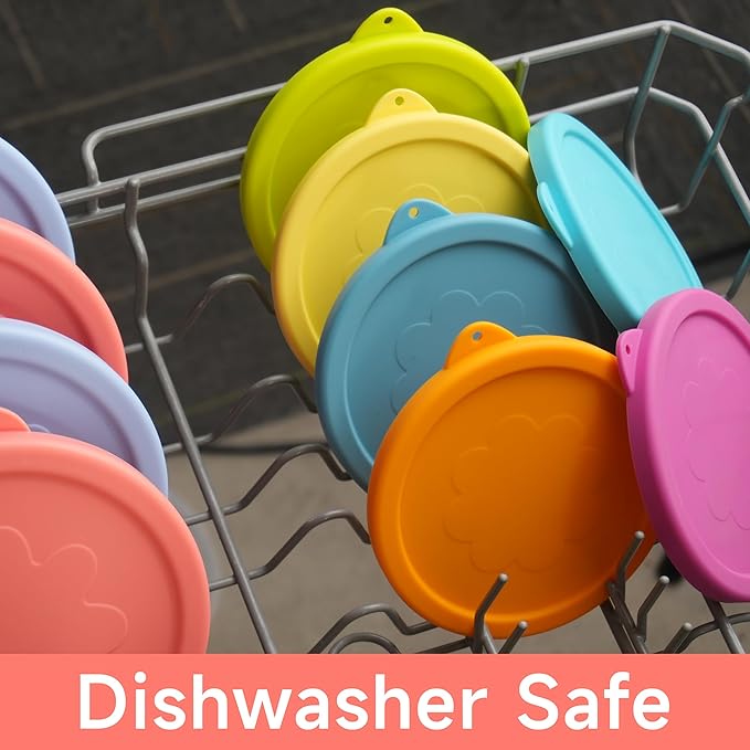 7 Cup Silicone Replacement Lids Storage Cover for Anchor Hocking Glass Bowls (Container not Included) 2 Pack Microwave, Dishwasher and Freezer Safe