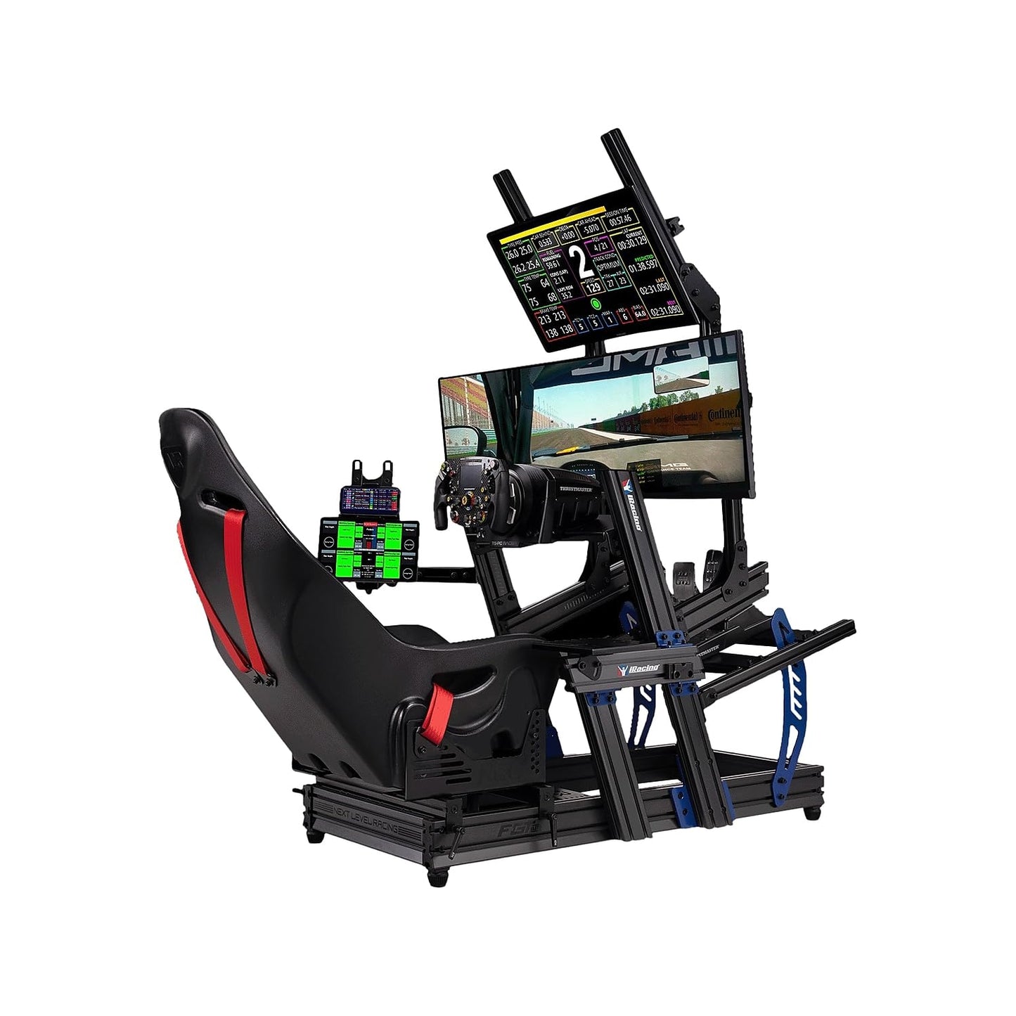 Next Level Racing F- GT Elite Direct Mount Overhead Monitor Add-On- Carbon Grey, Black