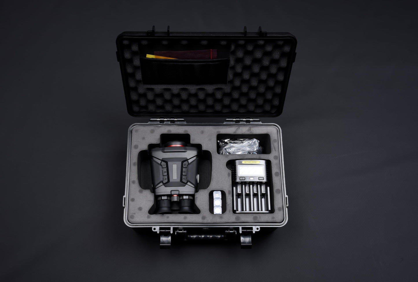 AGM Global Vision Voyage TB50-384 Fusion Thermal & Digital Day/Night Vision Binoculars with 1000m Laser Rangefinder, 12 Micron 384x288 Thermal Detector, 2560x1440 CMOS Sensor, Wi-Fi, and 64GB Storage