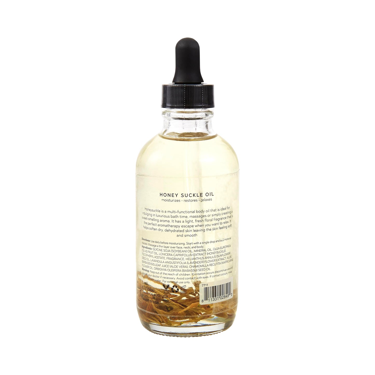 Honeysuckle Oil for Face & Body - Hydrating, Anti-Aging, and Soothing Skin Care for Dry Skin