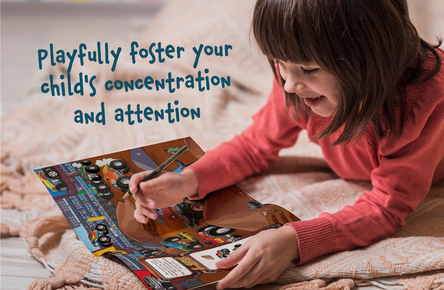 I Spy Monster Trucks: Spot Mighty Monster Trucks on Race Day! A Cute Search and Find Book for Toddlers (I Spy Books for Toddlers)