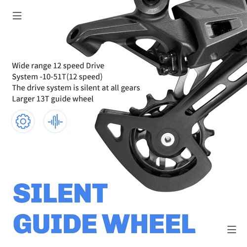 Bike Rear Derailleur SLX Rd-M7100 SGS 12-Speed Derailleur