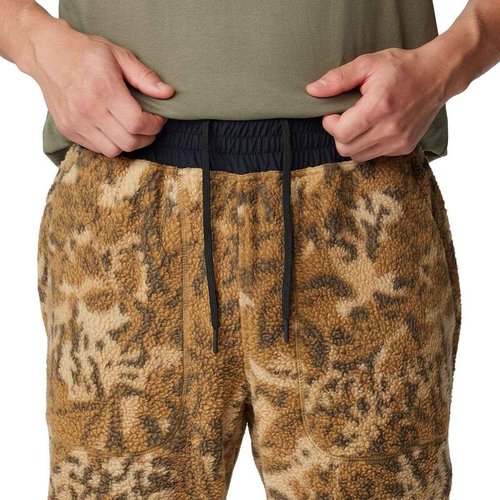 Mountain Hardwear Men's HiCamp Fleece Jogger, Corozo Nut Forests Floor Print, X-Large x Regular