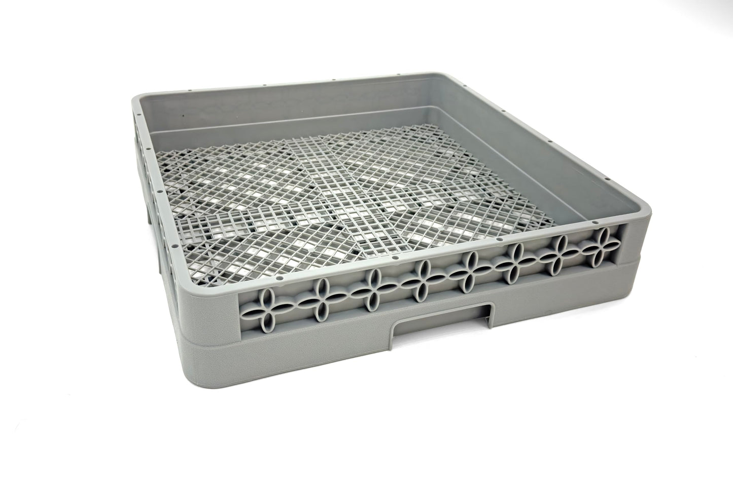 Farag Janitorial Flatware Rack for Commercial Dishwasher | Full Size Combination | Polypropylene | Gray