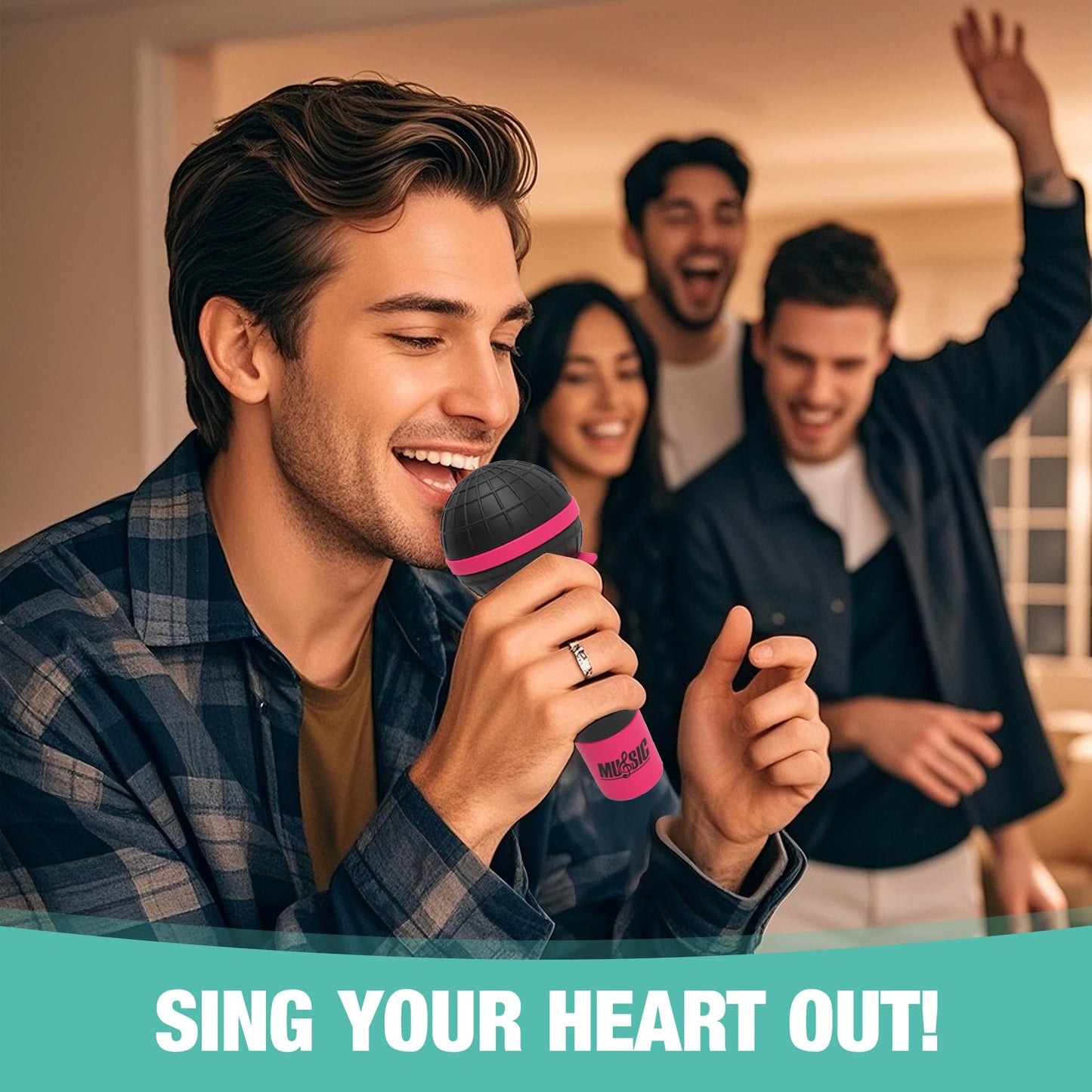 Music Trivia Card Game, Party Game for 2-10 Players, Music Card Games with 250 Lyrics (125 Cards) for Family and Adult Card Games
