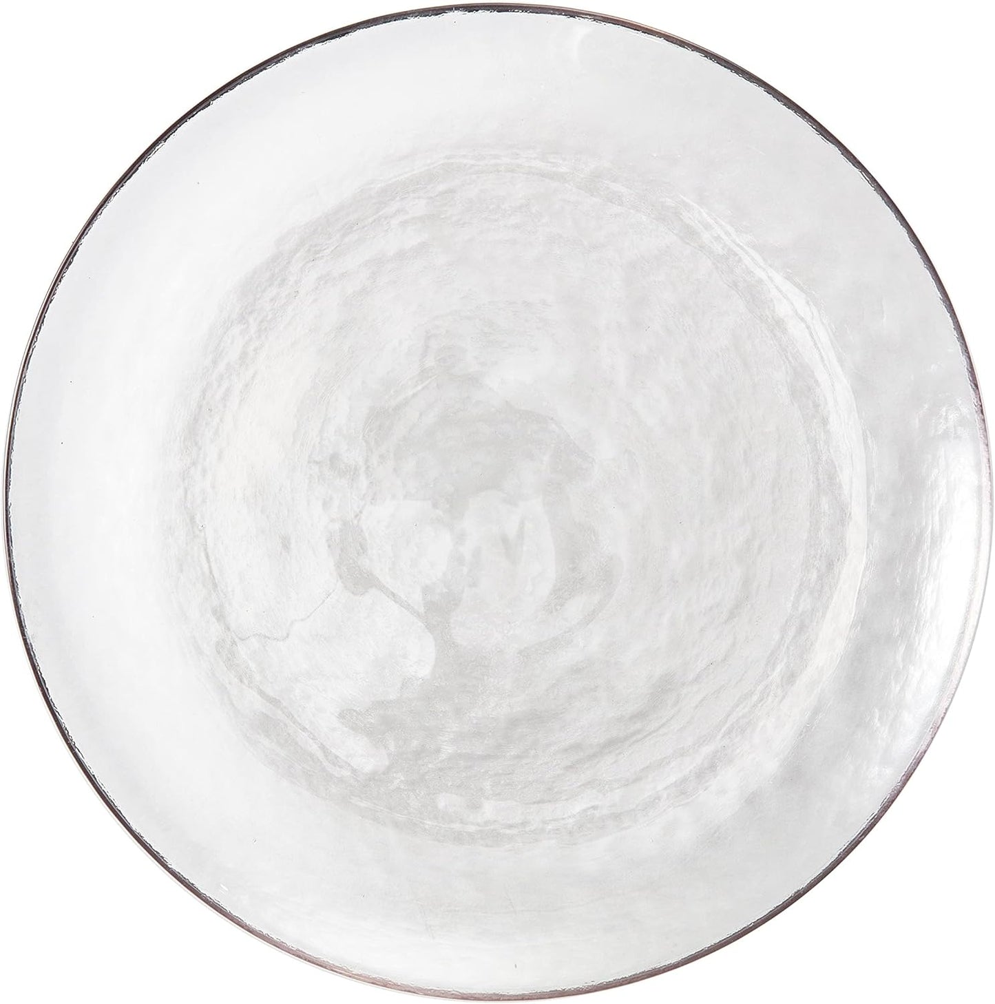 Fortessa Los Cabos Glass Dinnerware Collection, Dinner Plate (Set of 4), 10.5 Inch, Clear