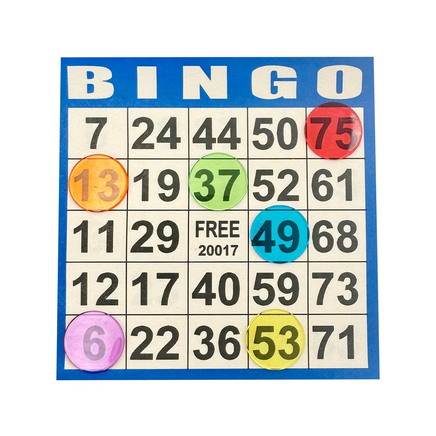 JUNWRROW Bingo Paper Game Cards - 1000 Sheets (100 Books of 10 Colors) - 4"x4" Disposable Cards- Ideal for Seniors, Family Game Night, Large Groups,Classroom Activities