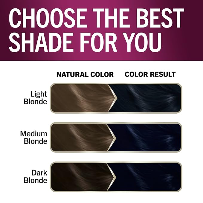 Schwarzkopf Keratin Permanent Hair Dye Cream, 3.11 Deep Dark Blue, Professional Quality Color for Up to 100% Gray Coverage, Bond Enforcing System