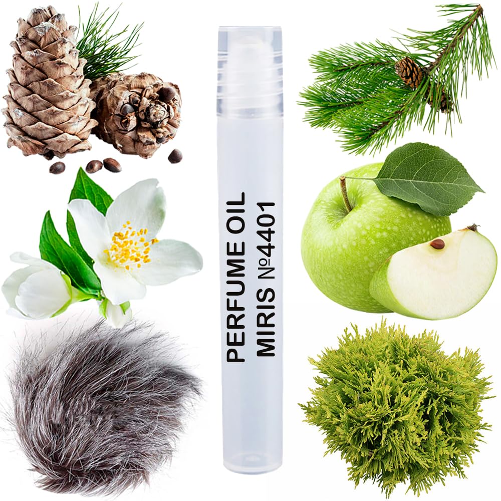 MIRIS No. 4401, Inspired by Style In Play, Long-Lasting Perfume Oil for Men Roll-On, Rollerball 0.34 Fl Oz / 10 ml