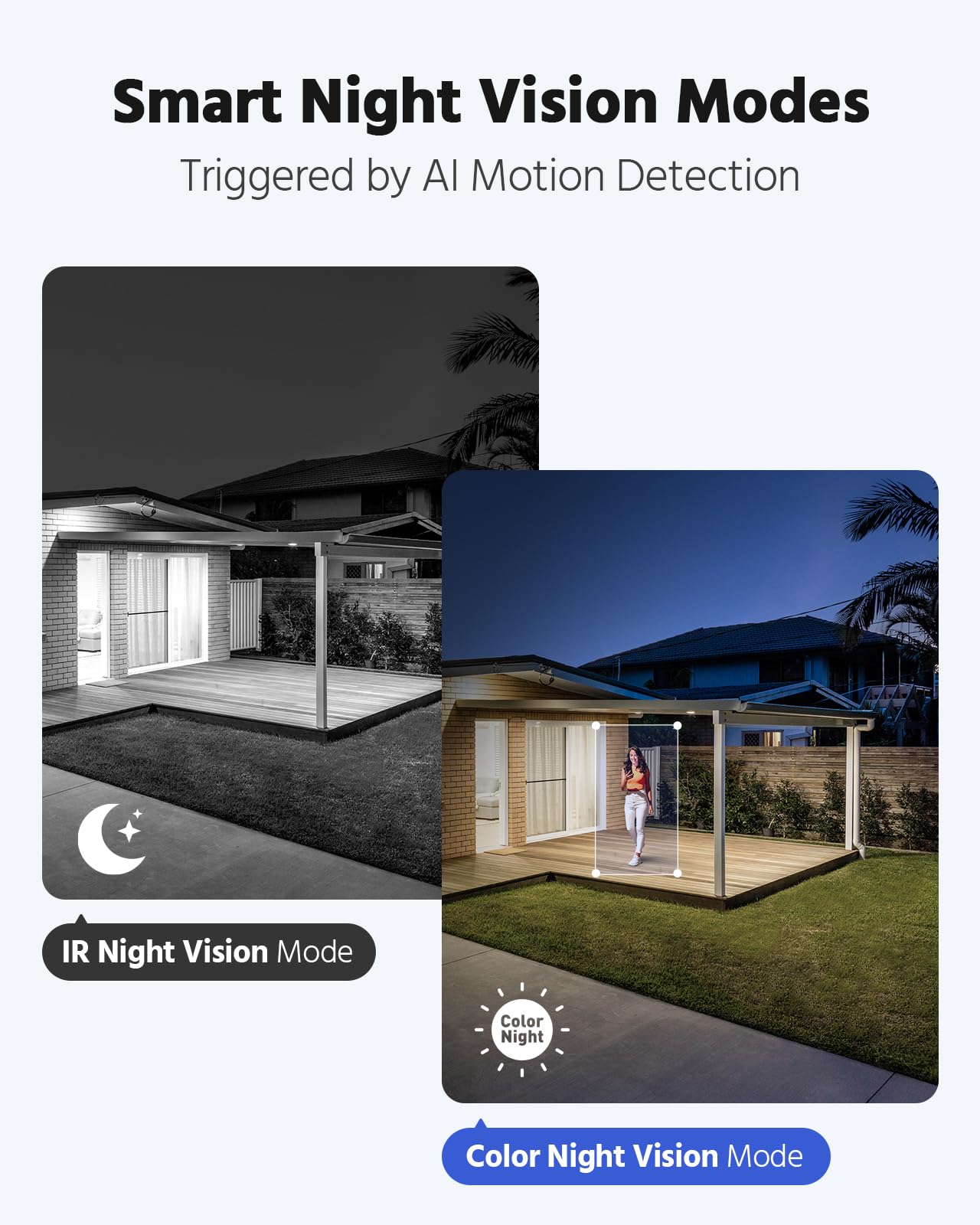 ANNKE 2MP Two-Way Audio Security Camera System, 8CH 3K Lite DVR, 4pcs 1080P CCTV White Wired Cams with Smart Color Night Vision, AI Motion Detection, 2TB HDD for Outdoor Home Surveillance