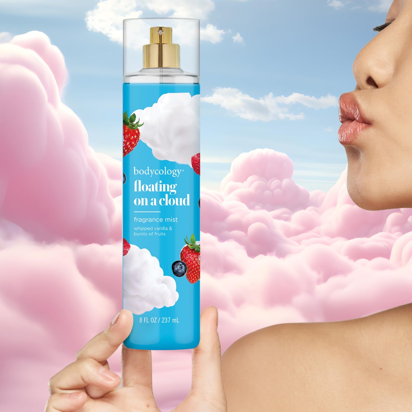 Bodycology Long-Lasting Fragrance Body Mist, Floating On A Cloud, 8 fl oz (Pack of 2)