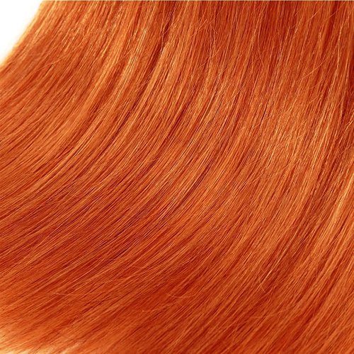 Giginger Bundles Human Hair 22 24 26 inch Orange Straight Bundles 350 Color Human Hair Unprocessed Quick Weave Soft Sewn In Hair Extensions for Black Women