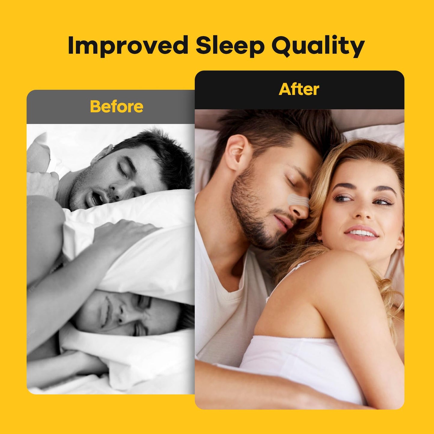 SleepSloth Nasal Strips for Snoring (36 Strips), Nasal Strips for Breathing, Nasal Strips for Sensitive Skin, Congestion Relief Caused by Colds & Allergies, Universal Fit, Extra Strength, Clear