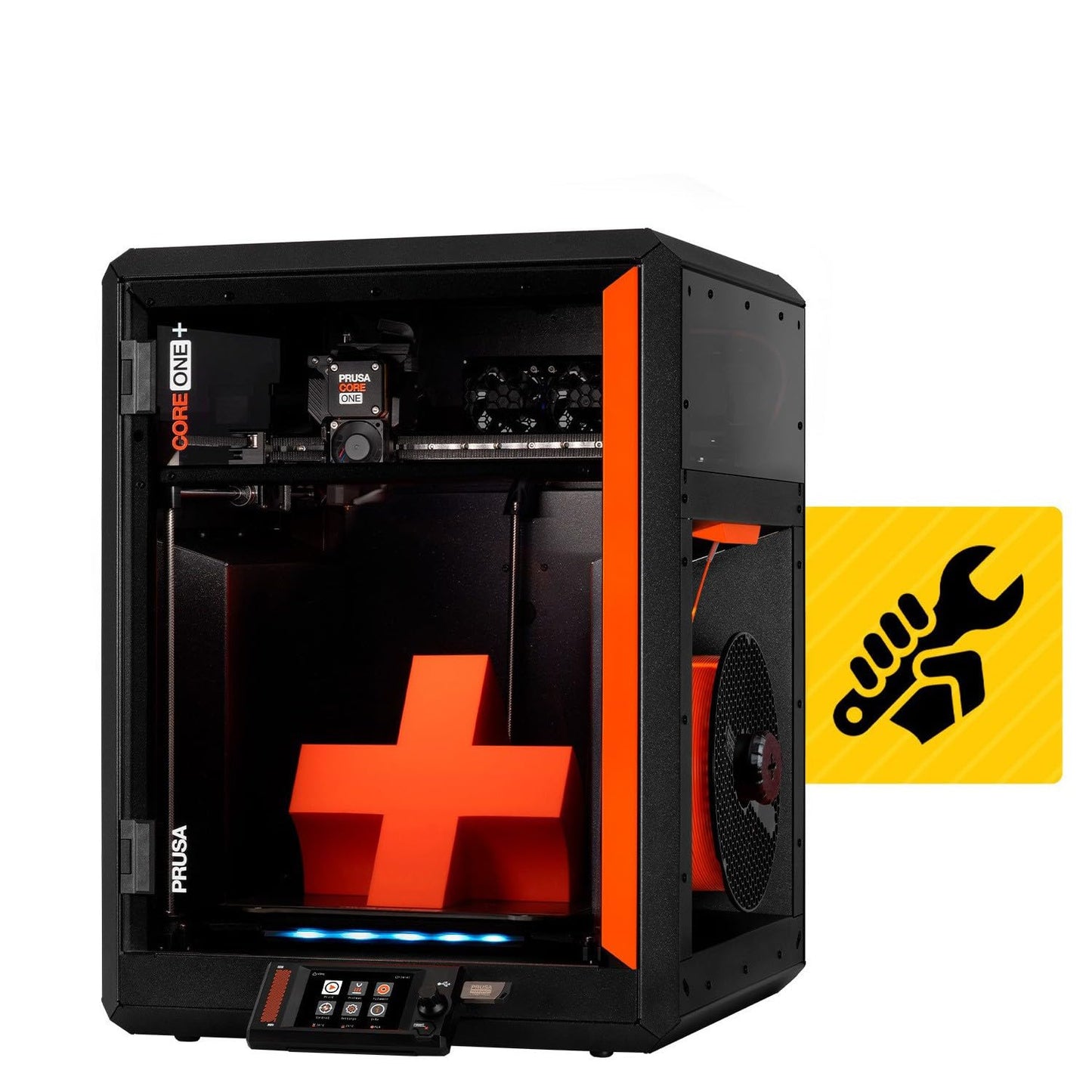 Original Prusa CORE One+ Full DYI 3D Printer Kit - for Home & Business - Professional & Beginner Friendly - Free HF Nozzle & Filament - Fast & Fully Enclosed - Large Print Area 9.8x8.6x10.6in