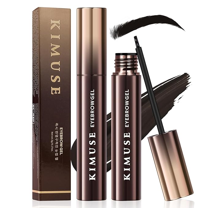 KIMUSE Instantly Semi-Permanent Eyebrow Gel, Long Lasting Eyebrow Tint, Waterproof Tinted Eye Brow Gel, Transfer-Proof, Smudge-Proof, Eyebrow Makeup Gift for Women & Girl, 0.17oz