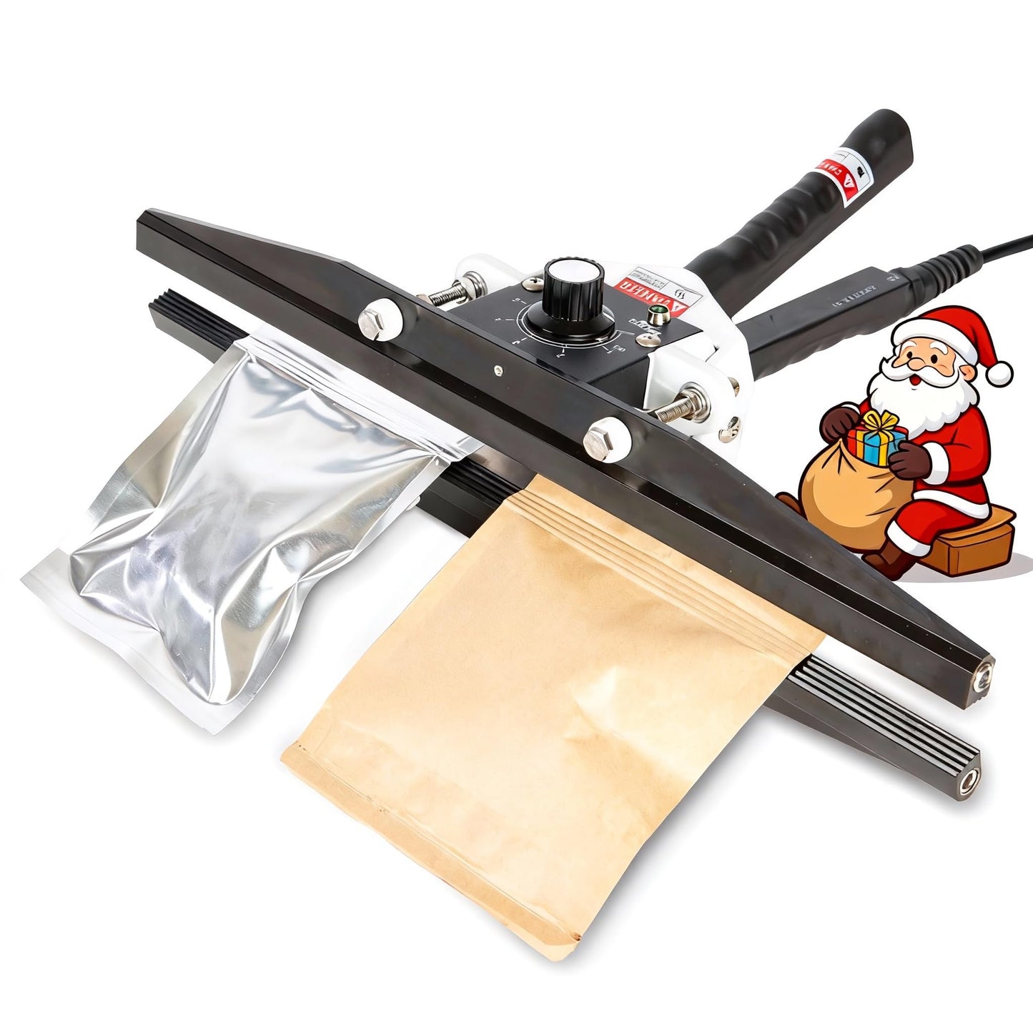 R-PACK Portable Hand Held Heat Sealer Machine-R-PACK FKR-400, 16 Inches, For Foil Bag, Kraft Bag, Mylar