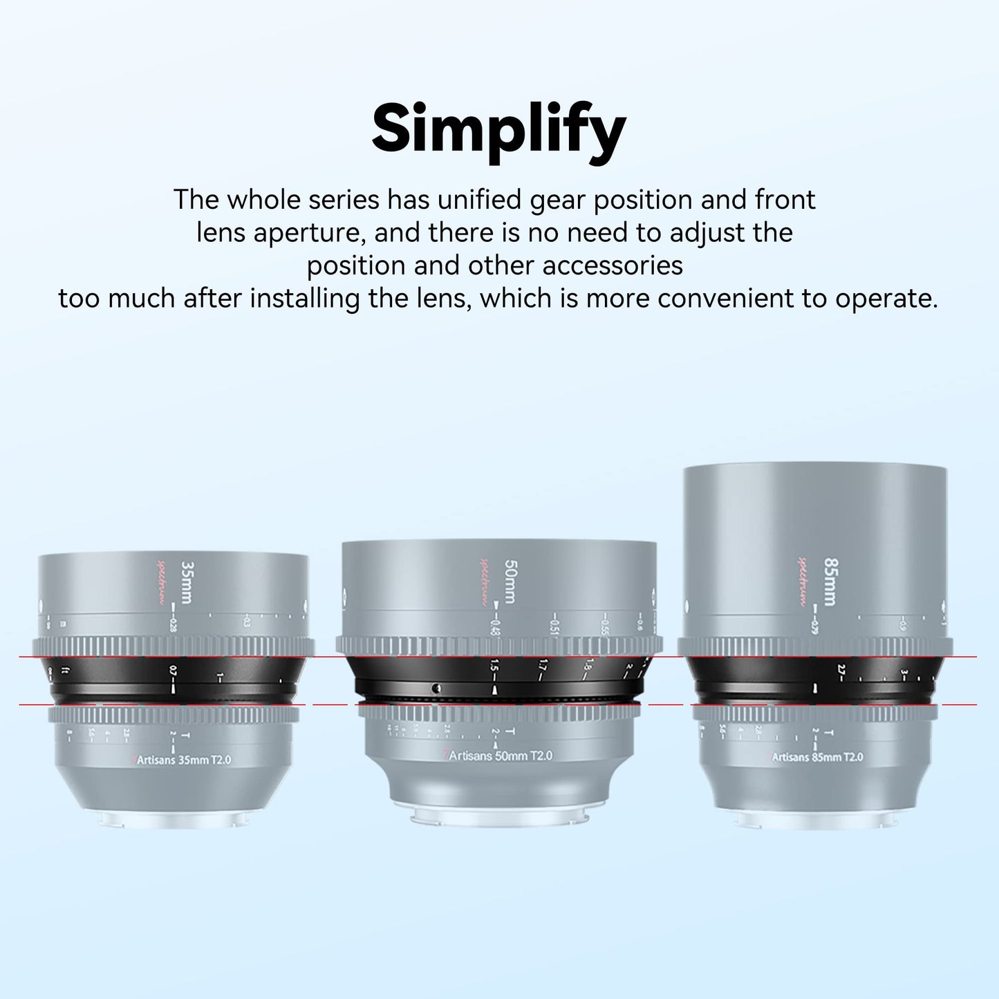 7artisans 85mm T2.0 Large Aperture Full Frame Cine Lens Compatible for Sony E-Mount, Manual Focus Low Distortion Cinema Lens Mirrorless Cameras for Sony A7 Series FX3 A7S3 A7M3 A7M4, Black