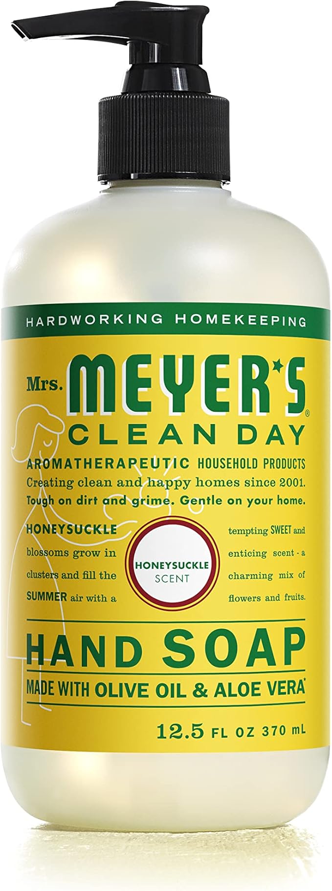Mrs. MEYER'S CLEAN DAY Hand Soap Bundle (Lemon Verbena + Lavender + Basil + Honeysuckle)