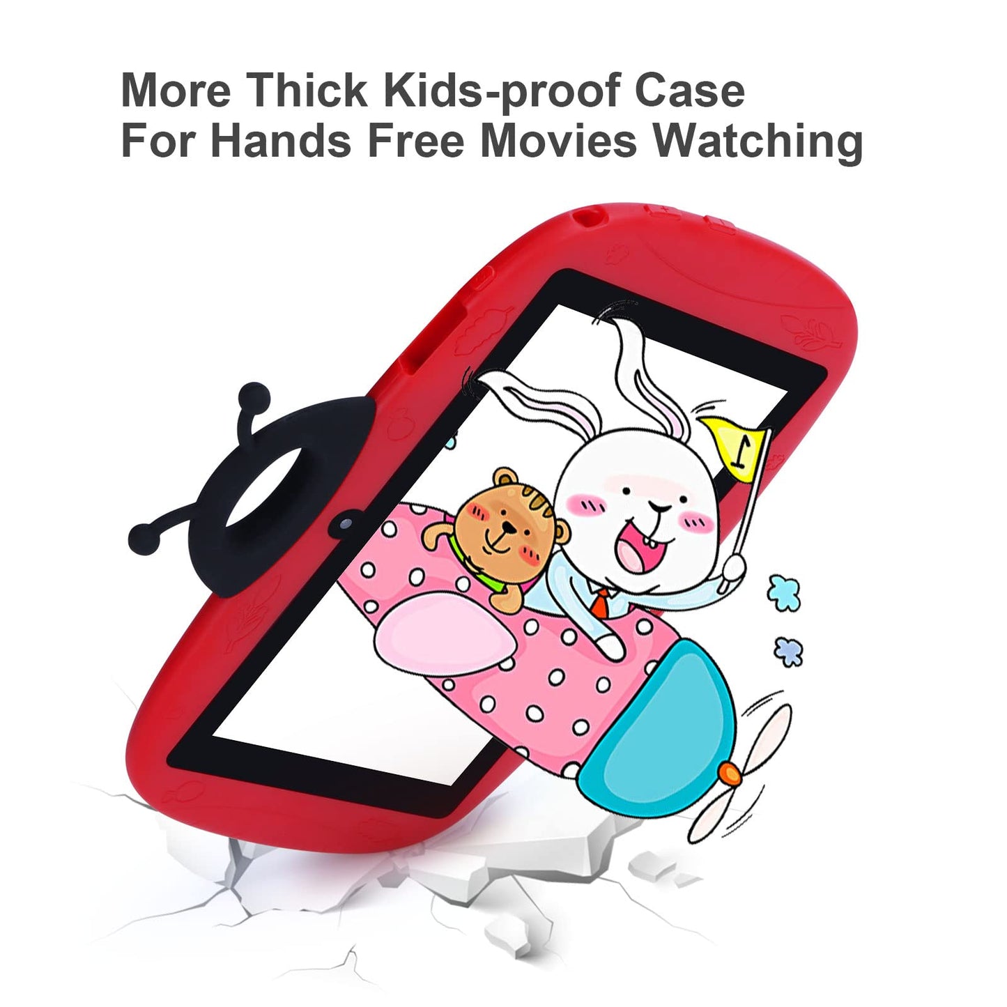 C Idea 7 Inch Tablets For Kids,Android 12 Kids Tablet Age 2-5,32Gb Rom+512Gb Storage Expandable,Iwawa Pre-Installed Small Smart