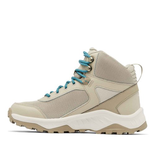 Columbia Women's Trailstorm Ascend Mid Waterproof, Canvas Tan/River Blue, 6.5