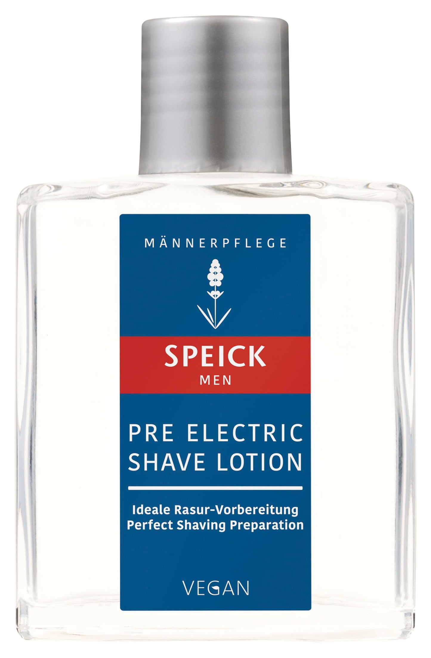 Speick Men Pre Electric Shave Lotion with Relaxing Lavender Oil and a Blend of Essential Oils, Natural Vegan Skin Care, 3.4 Flui