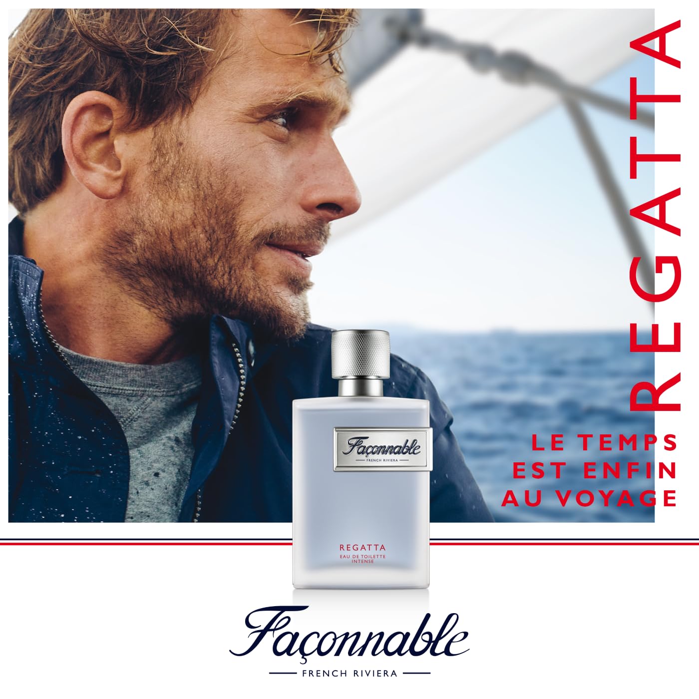 Faonnable - Regatta 3 Fl Oz (90ml) - Eau De Toilette Intense Homme - Senteur Bois  e & Aquatique