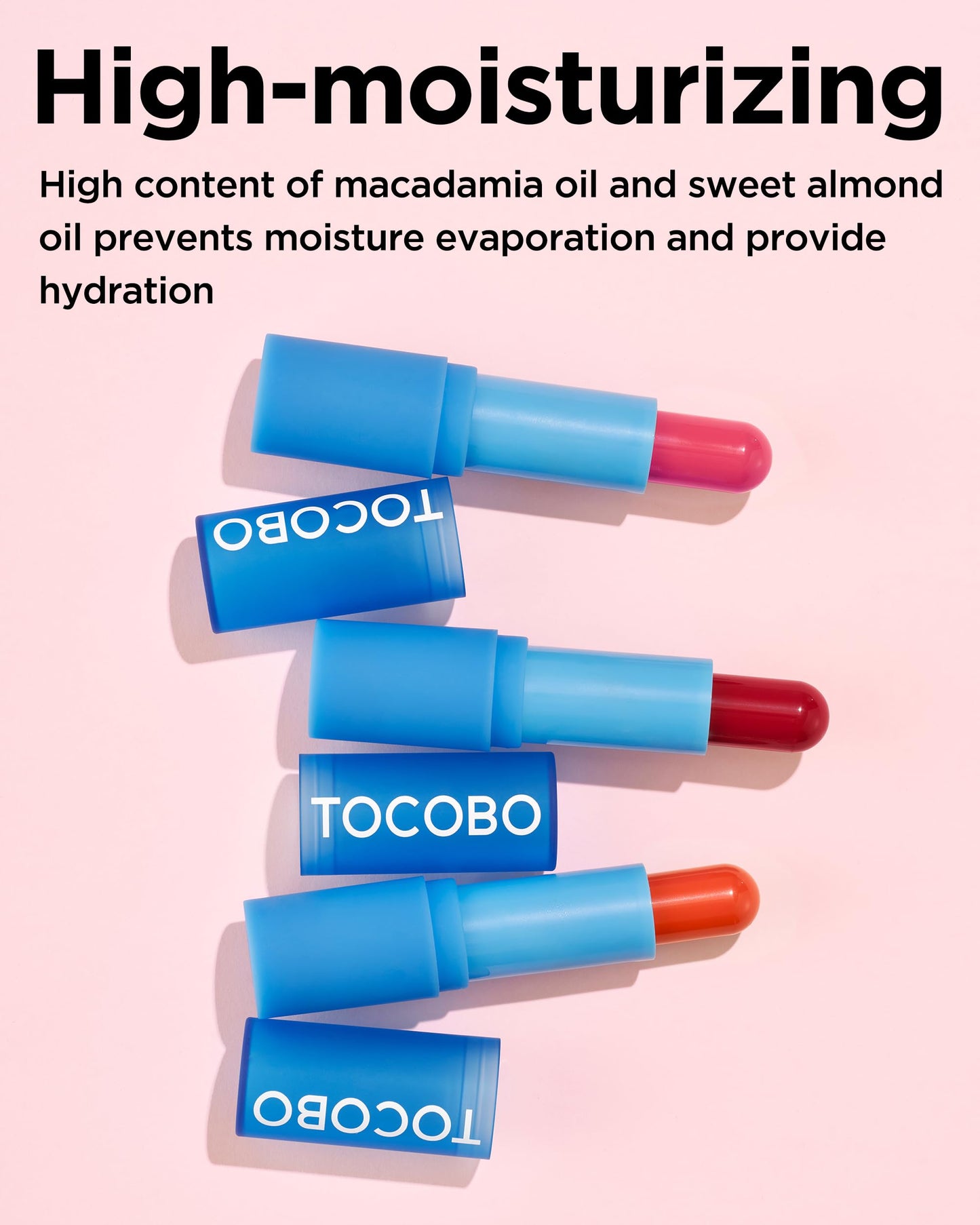 TOCOBO Powder Cream Lip Balm - Vegan Korean Soft Matte Lipstick Balm for Velvet Finish - Moisturizing & Blurring Effect - Lightw