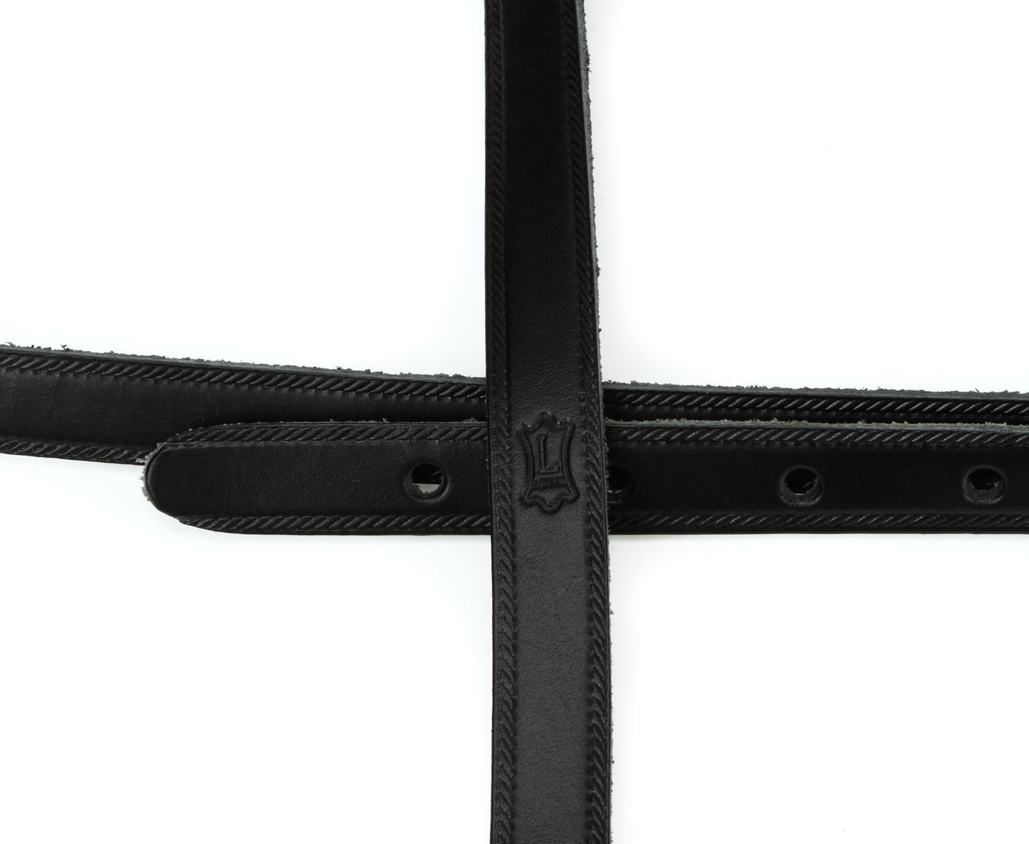 Levys Leathers 50S Style Rnr Leather Strap,Black
