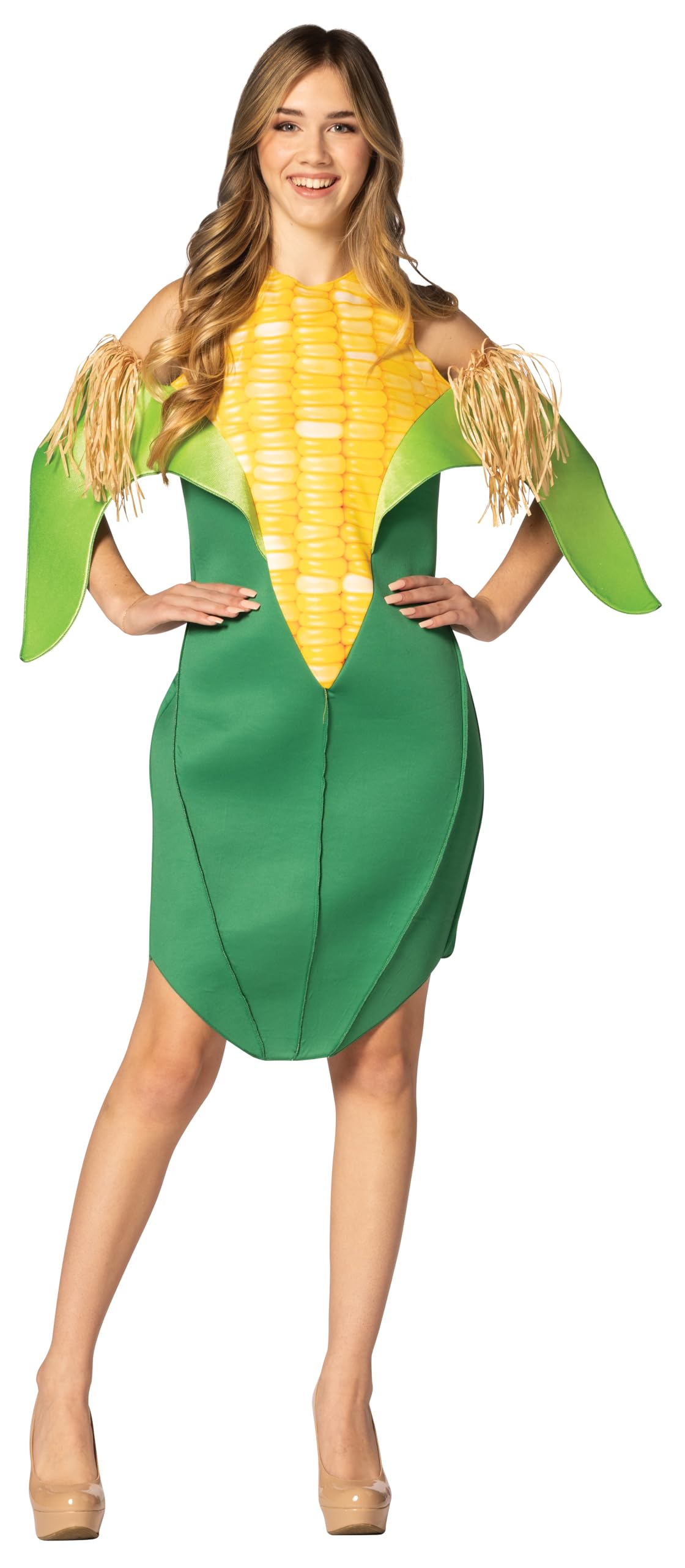 Rasta Imposta Corn on the Cob Dress Halloween Costume, Women's Size 2-8