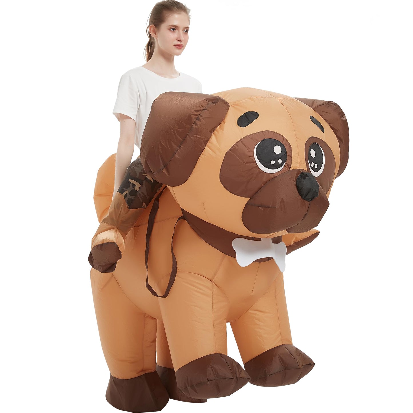 RQUXMT Blow Up Party Costumes,Inflatable Costume Adult,Dog Inflatable Costume,Halloween Costumes for Men Women (72INCH)