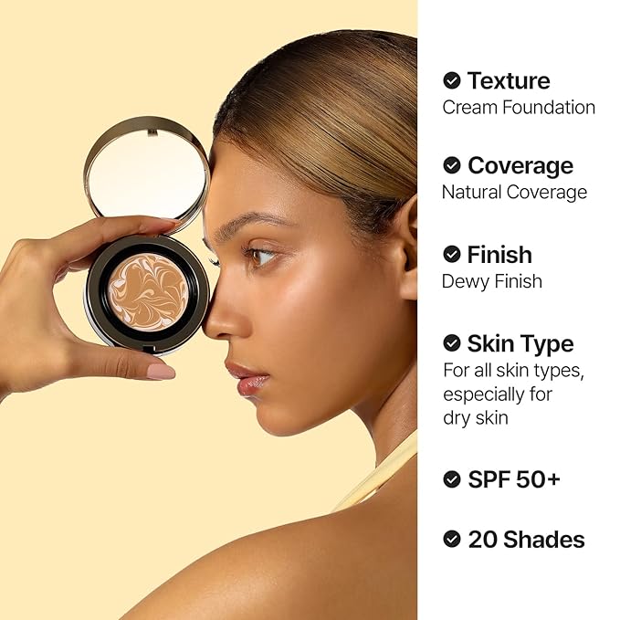 [NEW] AGE20'S Signature Essence Pact | 41N MOCHA | Vegan Korean Cushion Foundation | Pack of 1 | Cream Foundation, Dewy & Glow Finish, Natural Coverage, SPF 50+