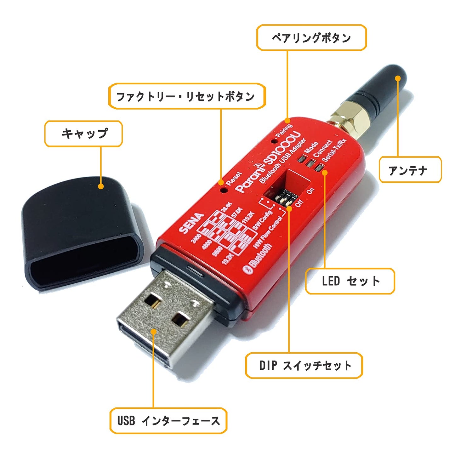 Sena Sd1000U Long Range Bluetooth-Usb Adapter For Serial Port Replacement