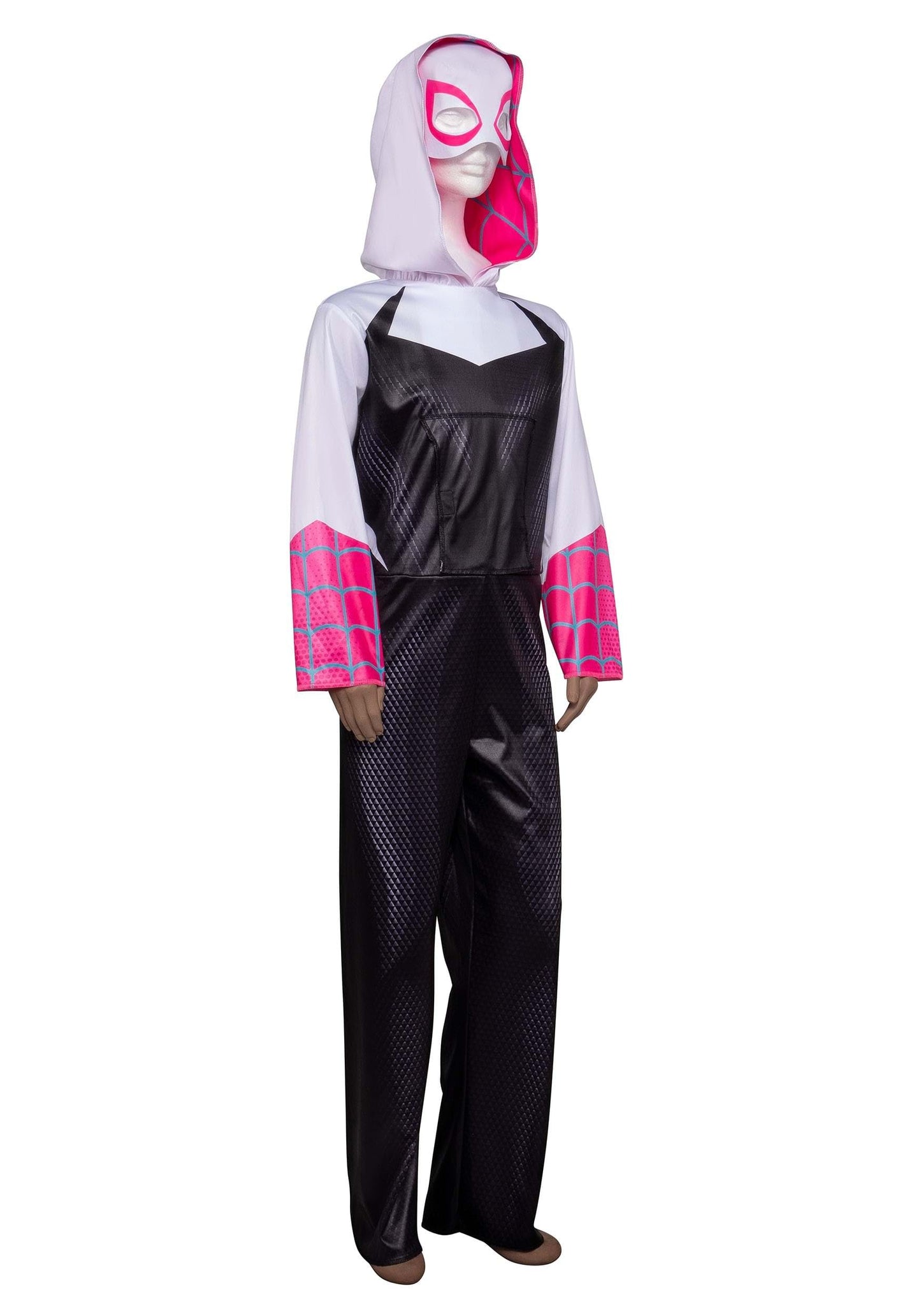Marvel Spider-Gwen Official Youth Adaptive Costume - Costumes with Adaptive Features (Wheel Cover Sold Separately) (S) Multi