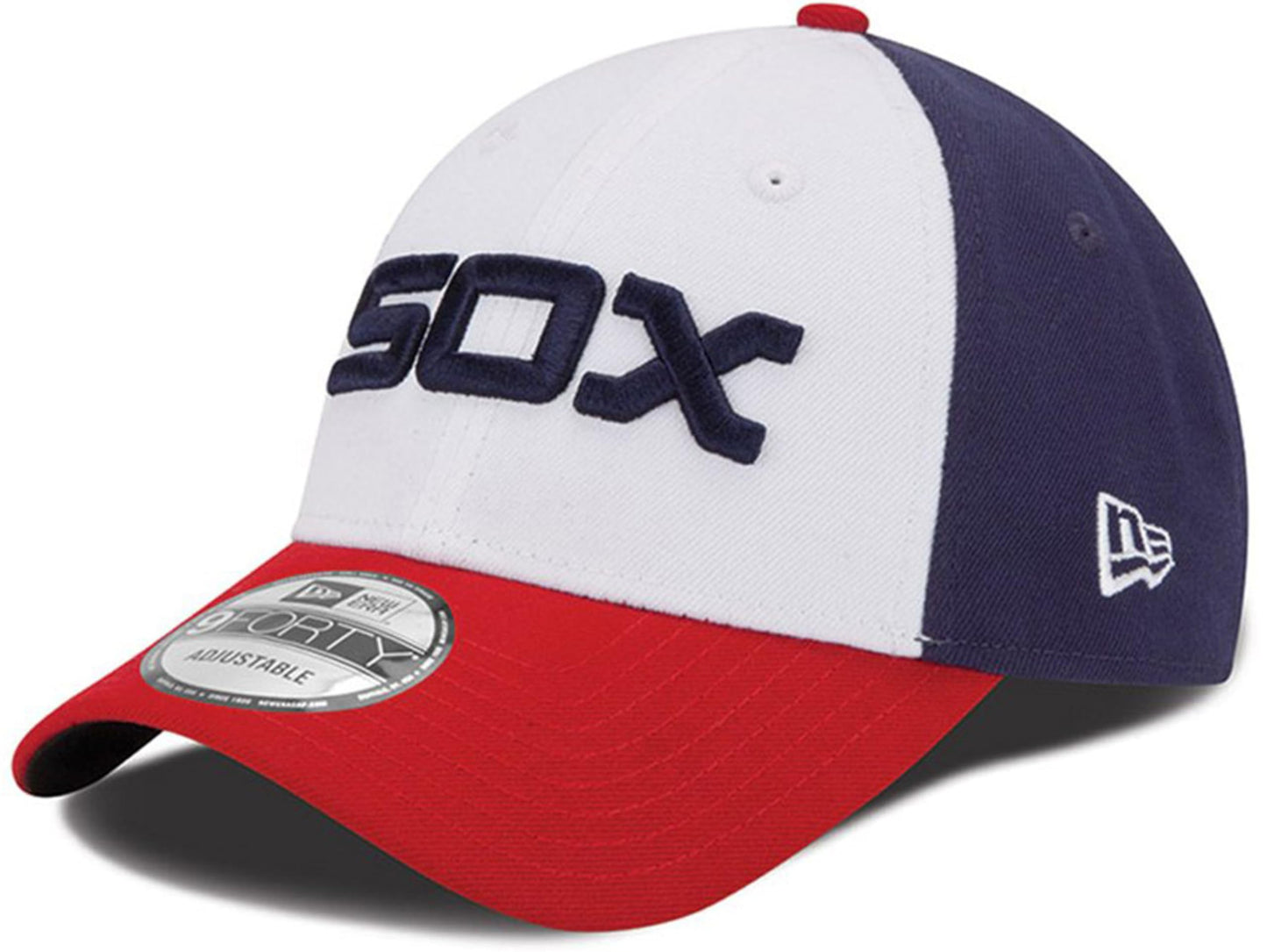 New Era Unisex-Adult MLB The League 9FORTY Cooperstown Adjustable Hat Cap One Size Fits All - Chicago White Sox White