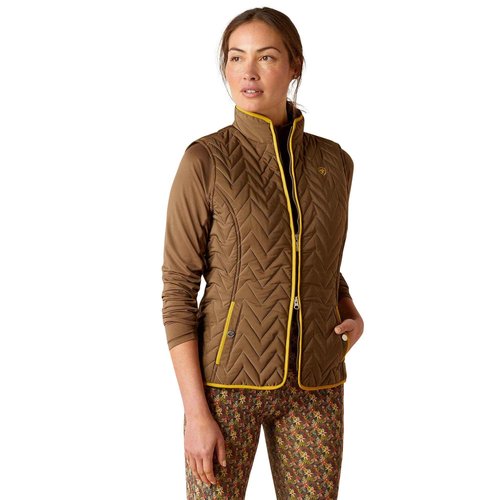 ARIAT Women's Ashley Insulated Vest - Canteen, Medium