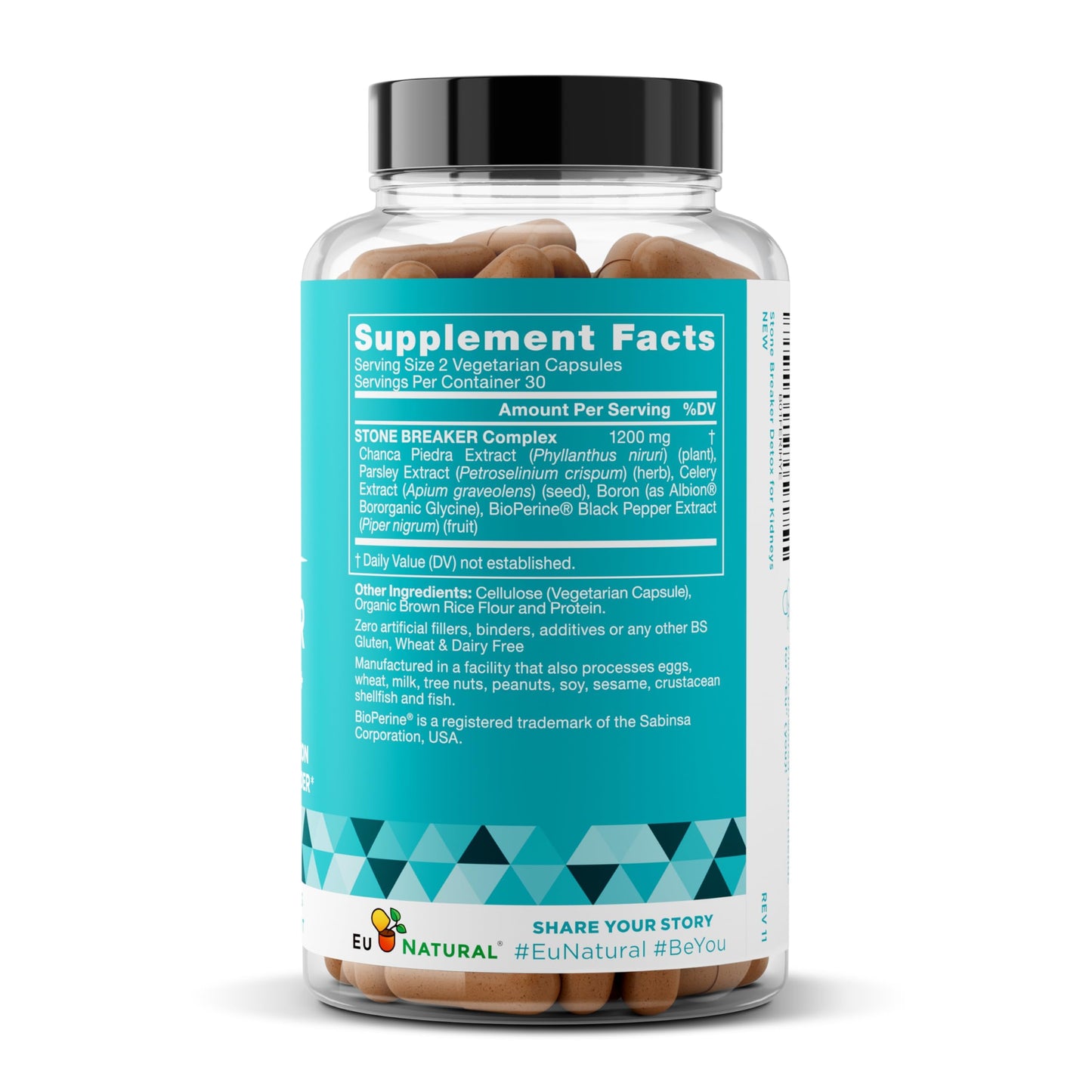 Chanca Piedra Stone Breaker - The Original Stone Breaking Formula with Celery Seed & Parsley - Supports Kidney, Gallbladder & Urinary Tract Cleansing to Help Flush Impurities - 120 Vegetarian Capsules