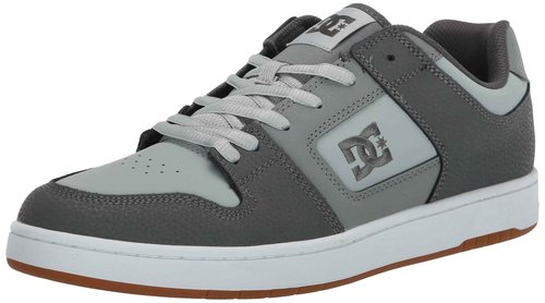 DC Men's Manteca 4 Casual Skate Shoe, Grey/Gum, 8