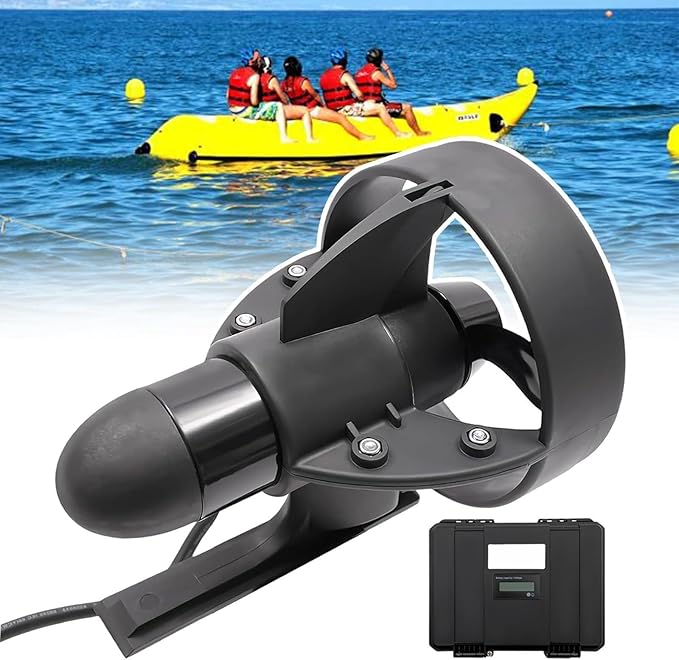 DJCDDM Electric Motorized Fin Surfboard, Underwater Thruster Electric Surfboard, Surfboard Electric Motorized Fin, with On...