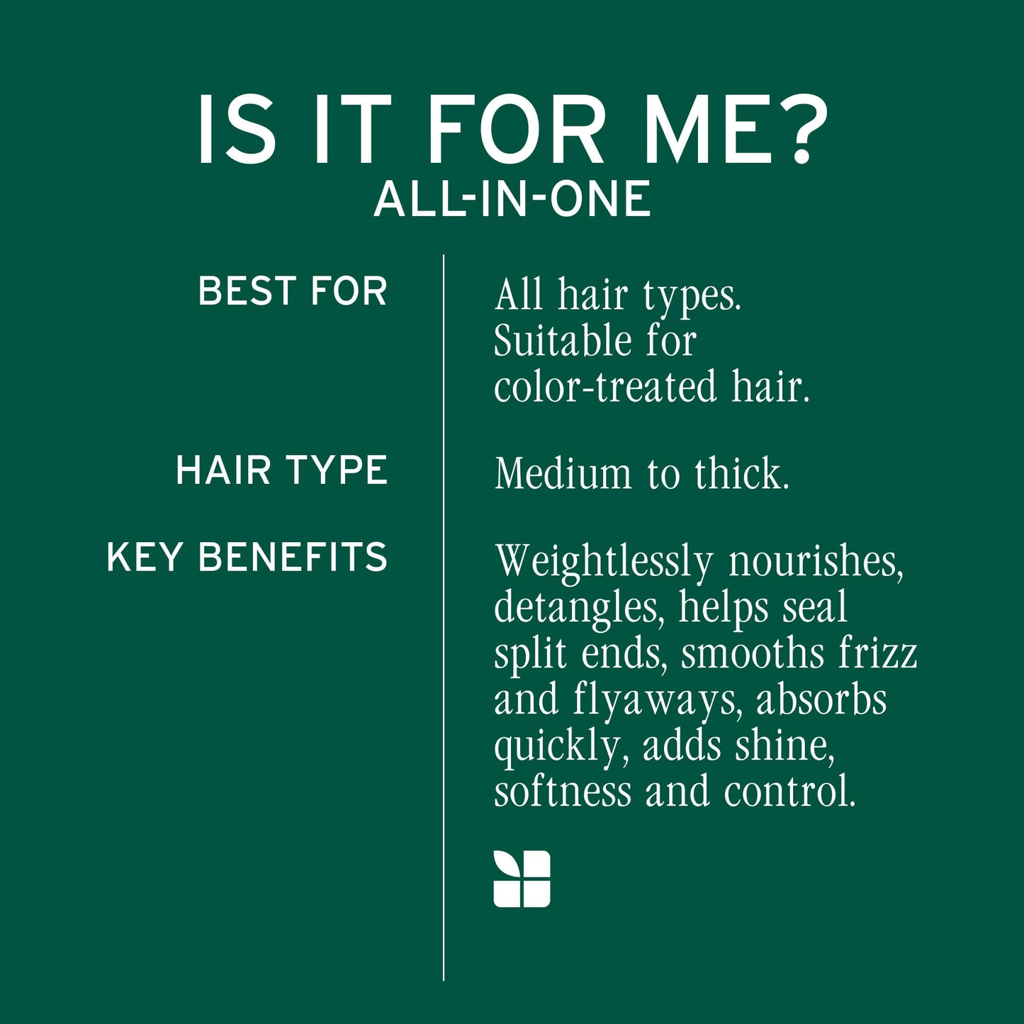 BIOLAGE All-In-One Multi-Benefit Styling Oil - Detangles, Nourishes & Smoothes, For All Hair Types, With Moringa Oil, Vegan, 3.4