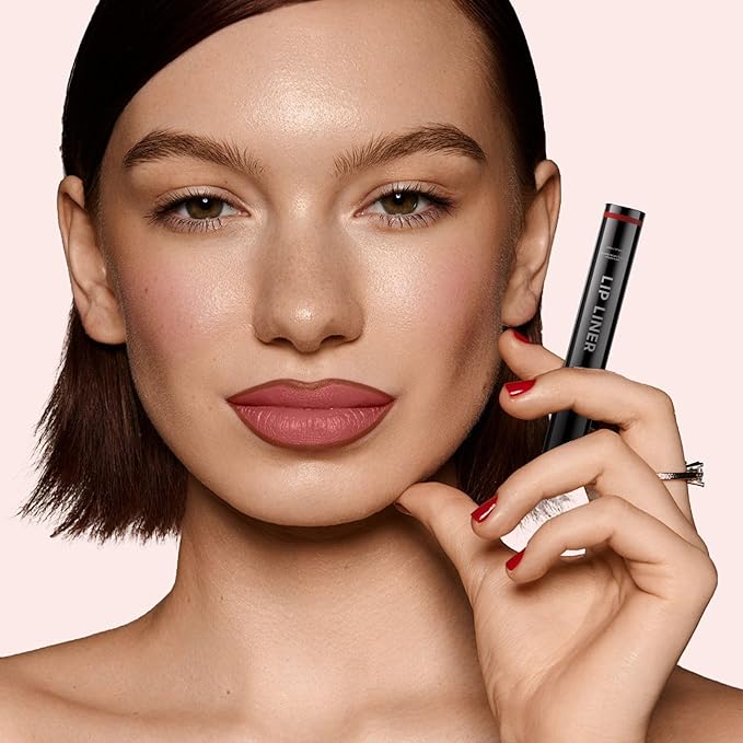 Lip Stain - Peel Off Lip Stain, Lip Liner Long-Lasting Moisturizing, Waterproof Nourishing Lip Tint with Matte Finish for Natural Lip Color for All Skin Tones (Rose)