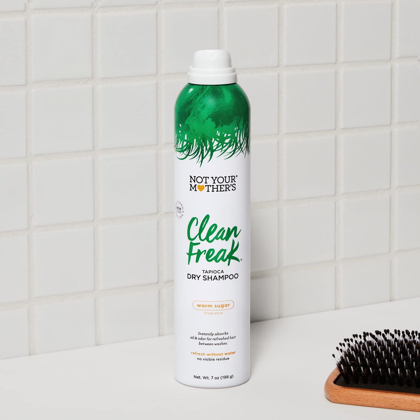 Not Your Mothers Clean Freak Tapioca Dry Shampoo (2-Pack) - 7 oz - Refreshing Dry Shampoo - Instantly Absorbs Oil and Odor for R
