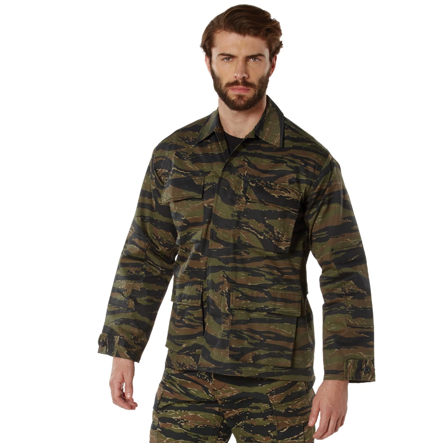 Rothco BDU Shirt, Tiger Stripe, X-Large