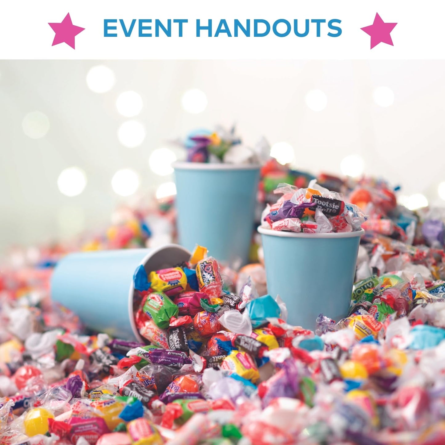 Fun Express Bulk Candy - 30 Pounds - Parade Throws - Wholesale Big Bulk Candies - Individually Wrapped Candies - Schools, Offices, Camps, Claw Machine, Birthdays, Holidays, Halloween
