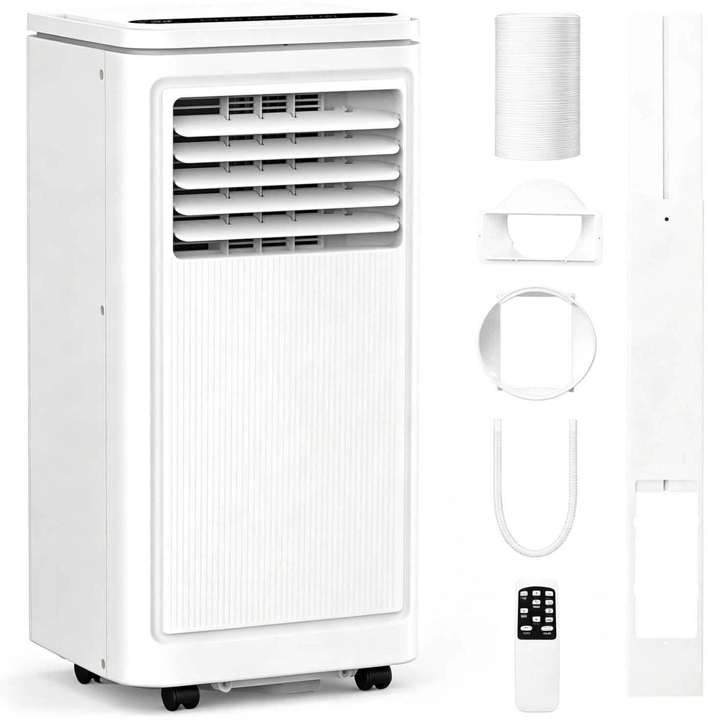 Electactic 10000 BTUs Portable Air Conditioners for Room up to 450 Sq. Ft, Air Conditioners Portable with Cool/Fan/Dry/Sleep Mode, 24H Timer, Remote Control, Window Kit