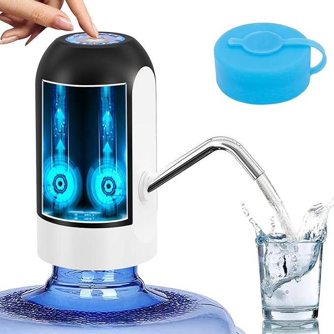 Myvision Water Dispenser for 5 Gallon Bottle, Portable USB Charging Electric Water Pump, Drinking Water Jug Pump for Home,...