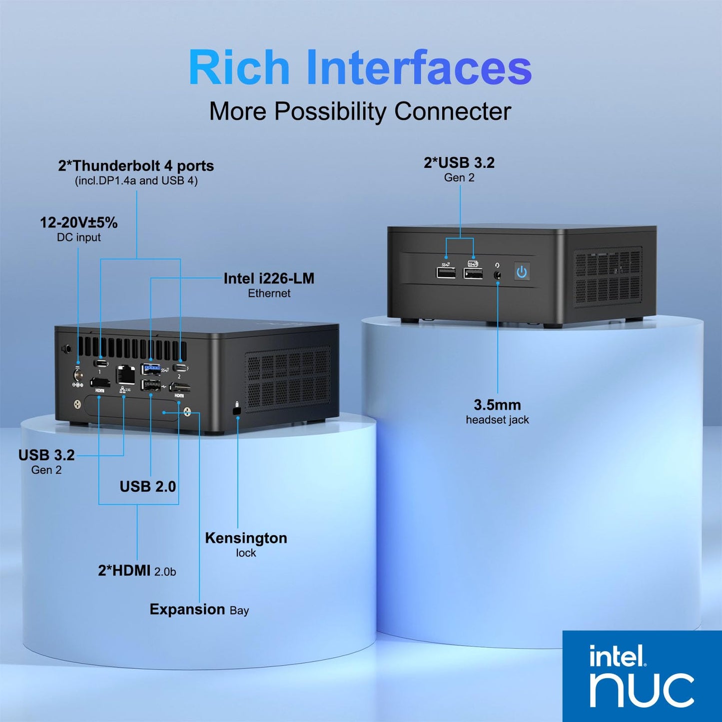 Asus Nuc 13 Pro, Intel Nuc 13 Pro Nuc13Anhi5 Versatile Mini Pc, 16Gb Ram & 512Gb Ssd With Core I5-1340 Processor (12Core & Up To