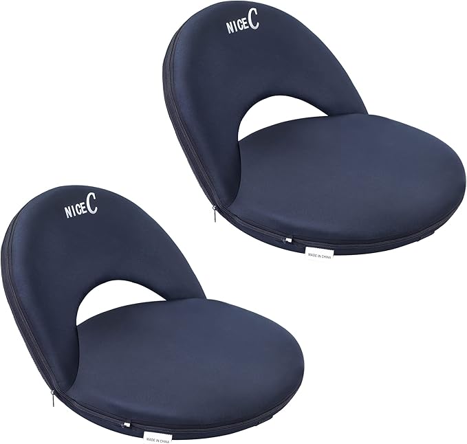 Nice C Stadium Seats, Floor Chairs, Bleacher Chairs, 10-Posisition Reclining Waterproof Cushion, Ultralight, Foldable, Ext...