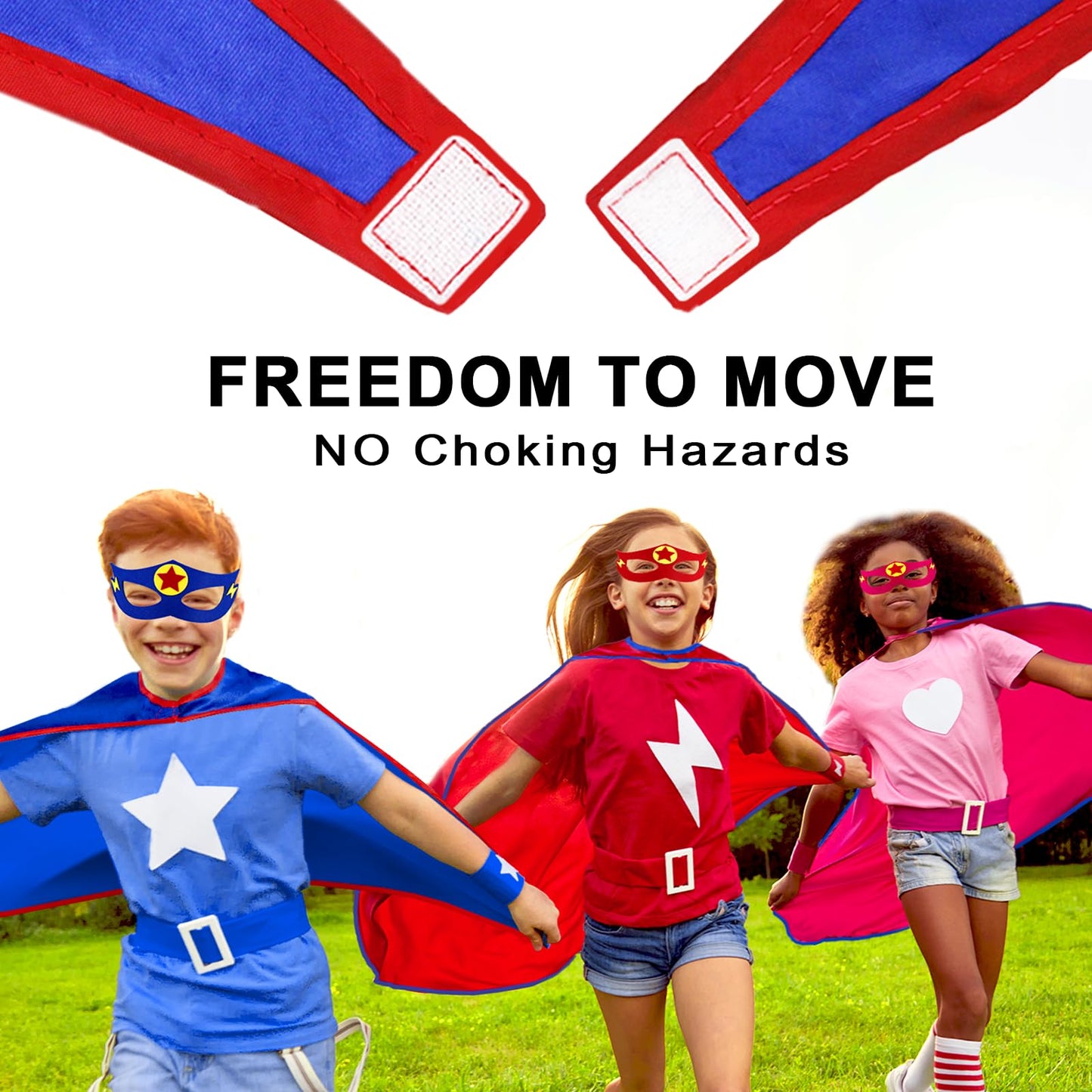 iROLEWIN Bulk Superhero-Capes for Kids Super Hero Capes and Masks 20 Pack Toddler Dress-up Birthday Party Day School Costume