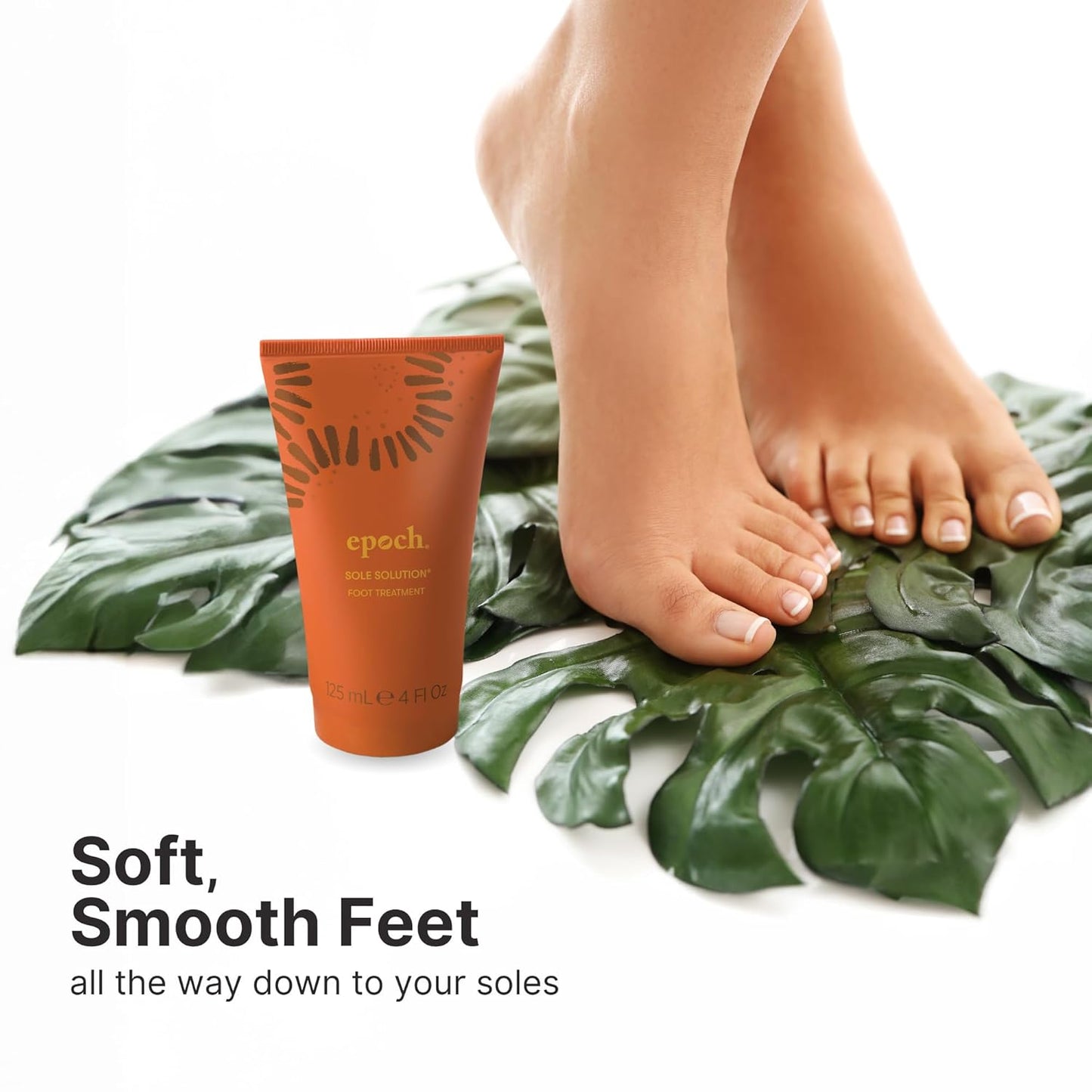 Nu Skin Epoch Sole Solution | Effective Foot Cream for Dry Cracked Heels and Feet | Foot Care with Urea Cream for Feet | Repair Foot Health | Moisturizer & Lotion for Clean Feet | 4 Fl Oz | 1 Pack