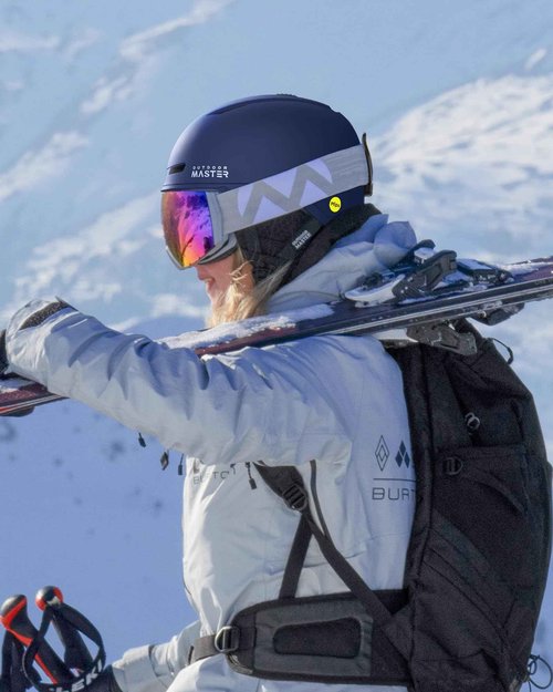OutdoorMaster MIPS Snow Helmet - Men, Women & Youth, 8 Vents, PC Shell & EPS Foam, Skiing & Snowboarding Certified